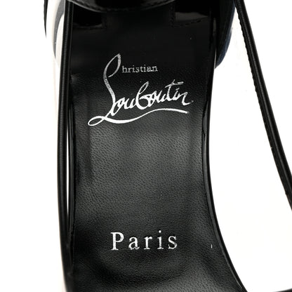 Christian Louboutin Patent PVC Debout Condorapik 100 Pumps 39 Black 6 of 7