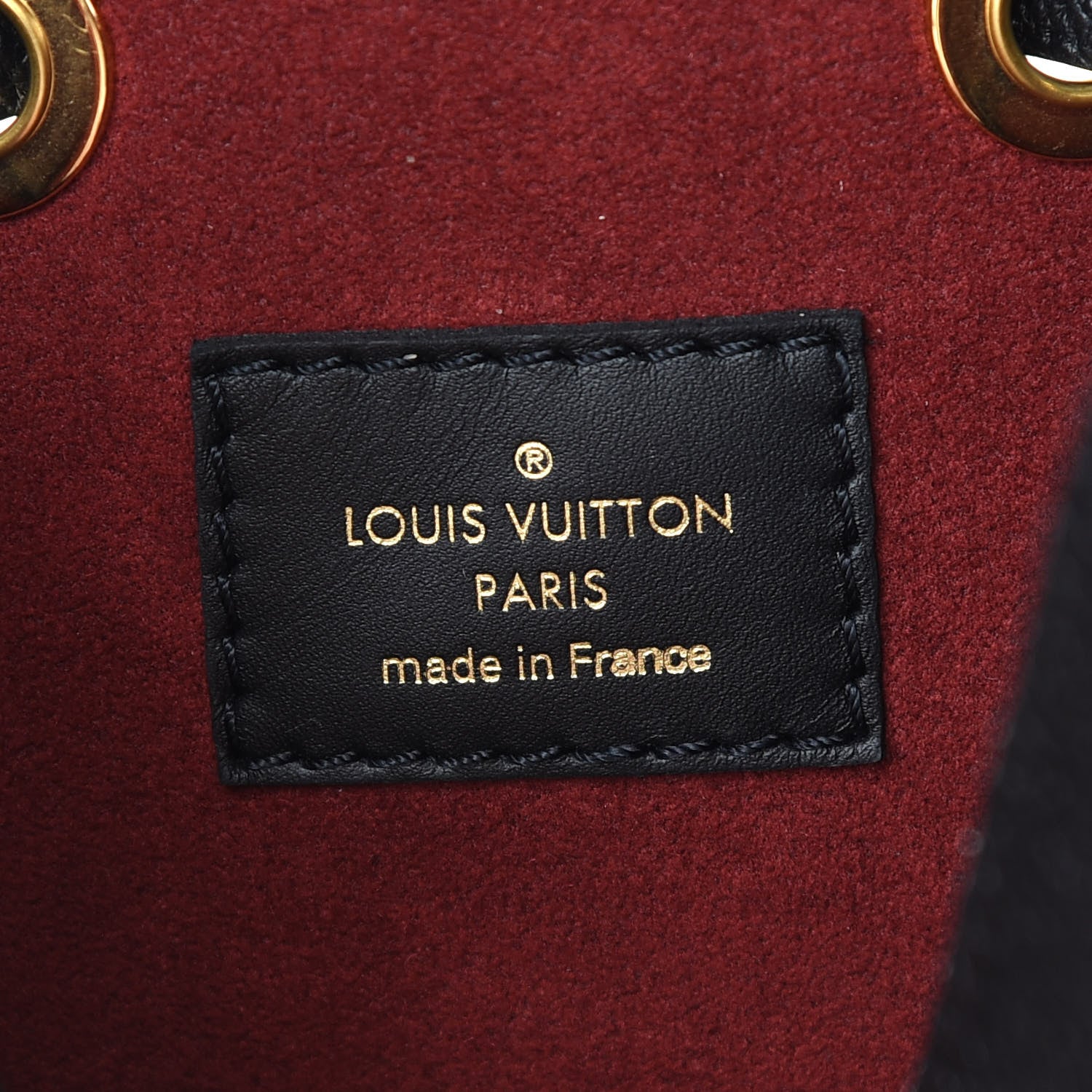 Louis Vuitton Empreinte Monogram Giant Neonoe MM Black Beige 6 of 8