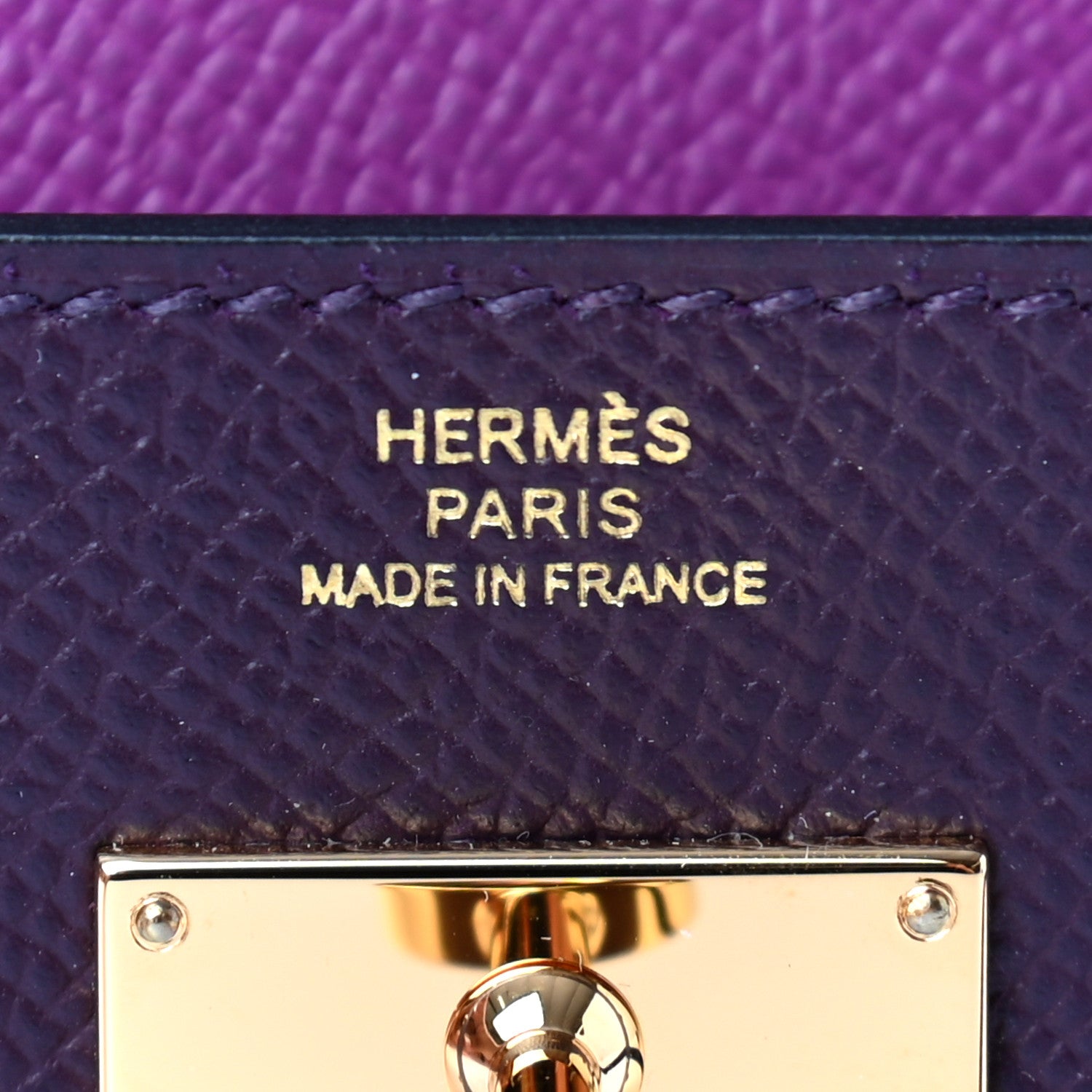 Hermes Epsom Verso Kelly Longue Wallet Raisin Anemone 6 of 7