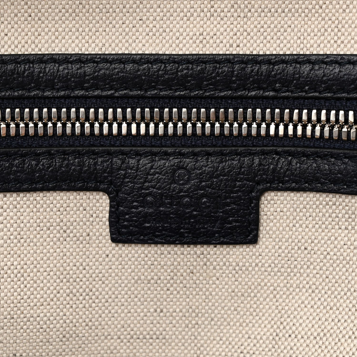 Gucci GG Supreme Monogram Textured Dollar Calfskin Web Small Ophidia Day Backpack Beige Blue Black 6 of 9