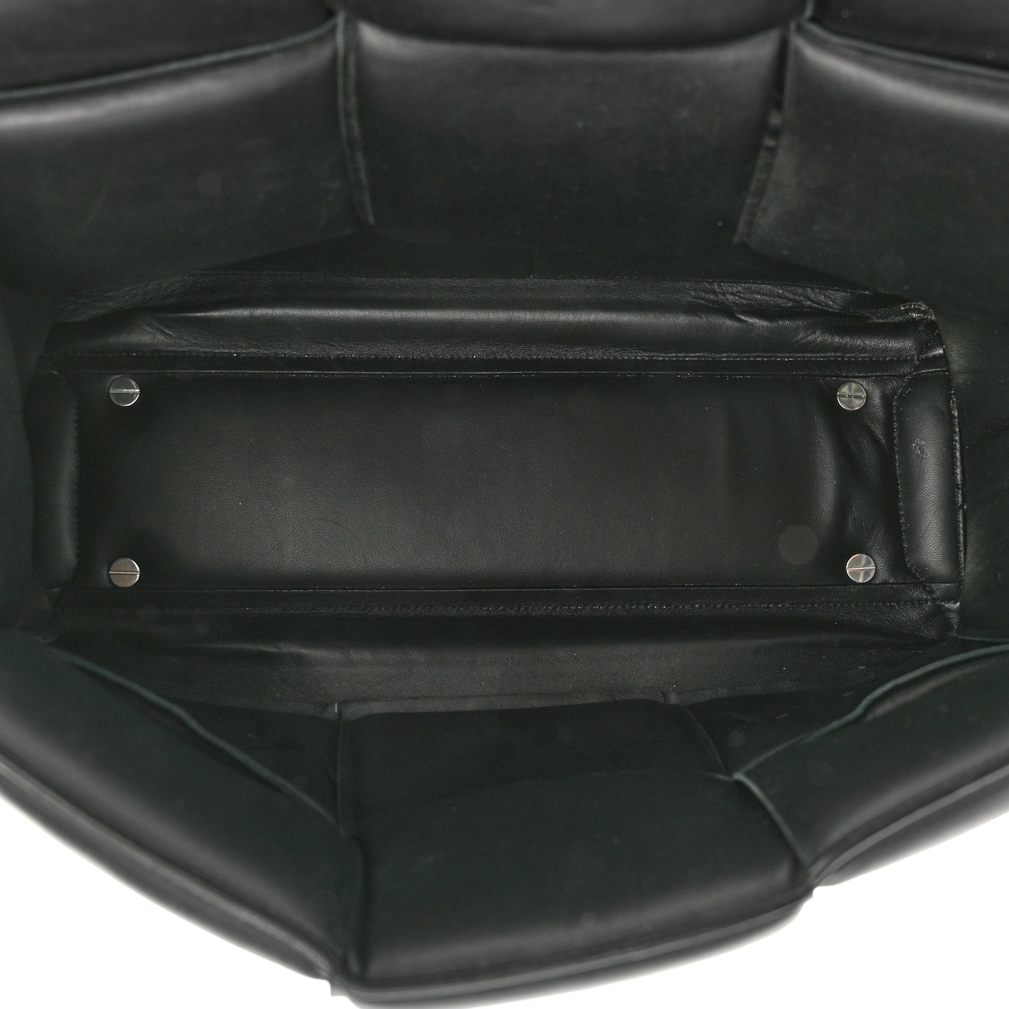 Nappa Maxi Intrecciato Padded Large Arco Black
