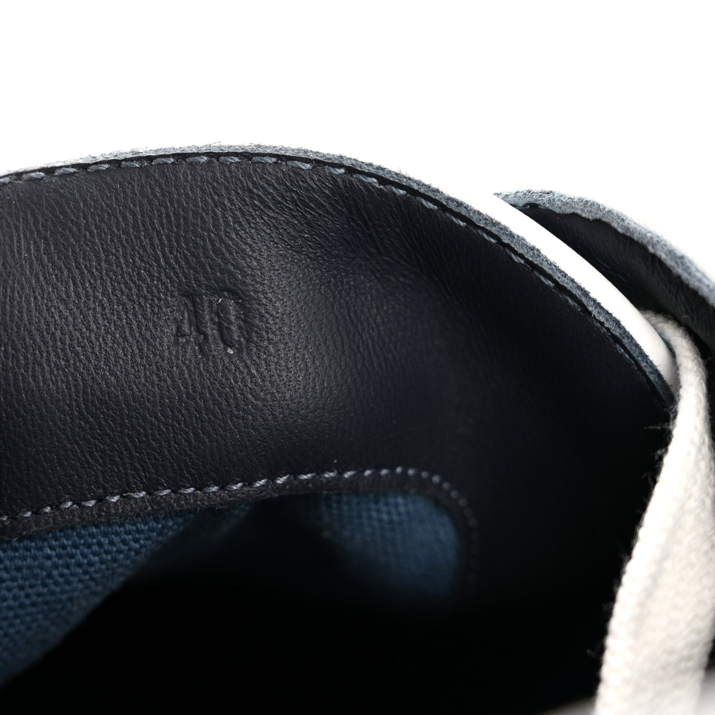 Denim Calfskin Womens Get Sneakers 40 Bleu Brut