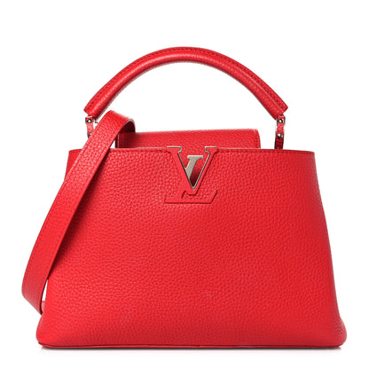 Louis Vuitton Taurillon Capucines BB Rubis 1 of 8