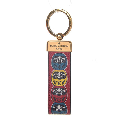 Louis Vuitton Monogram Illustre Kabuki Dragonne Key Ring 1 of 4