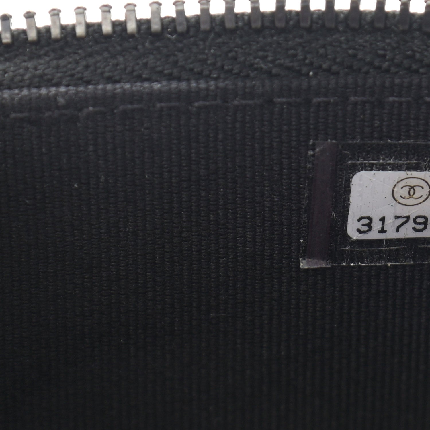 Chanel Velvet Quilted Mini Vanity Case With Chain So Black 6 of 10