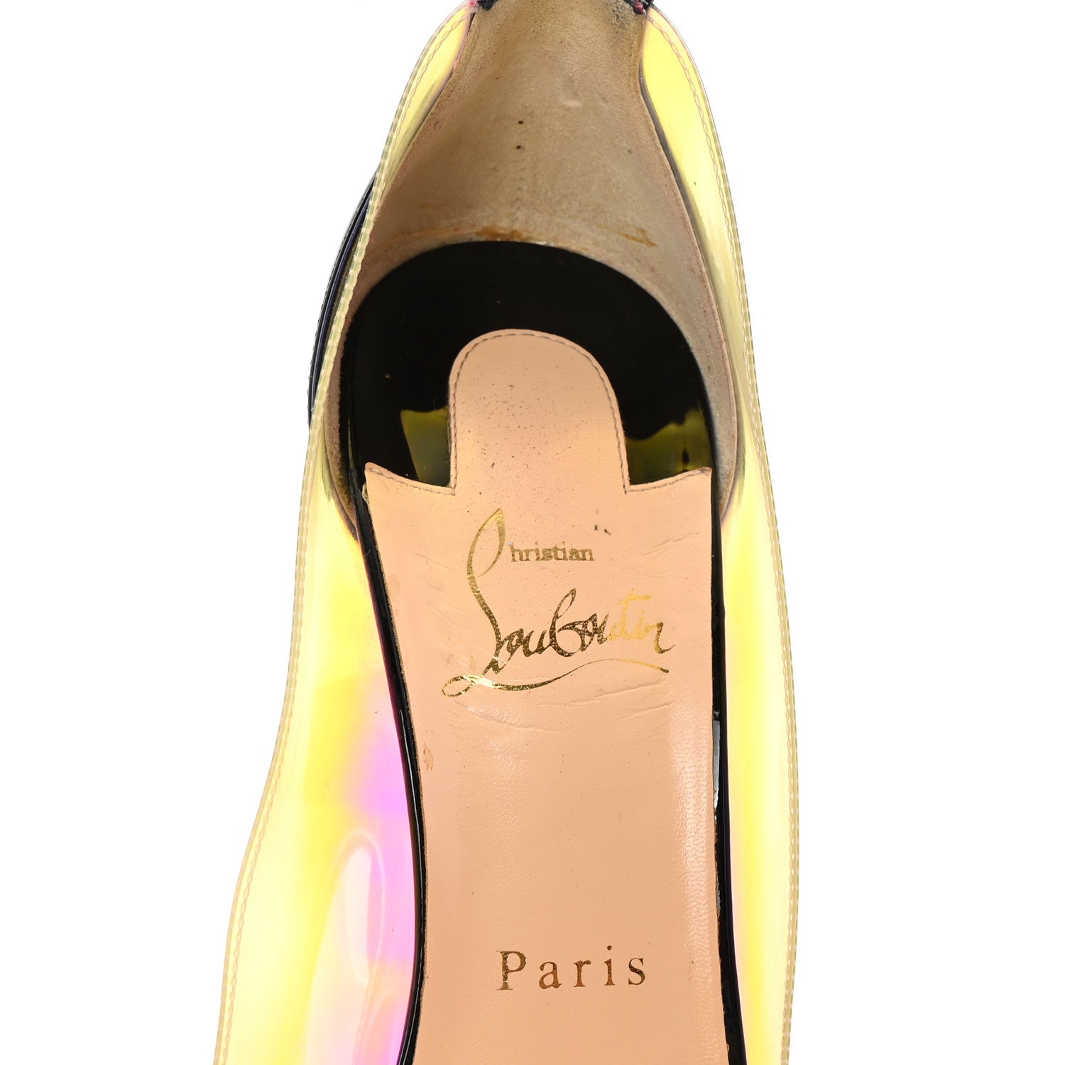 Christian Louboutin Disco PVC Hologram Debout 100 Pumps 38.5 Black Multicolor 8 of 9