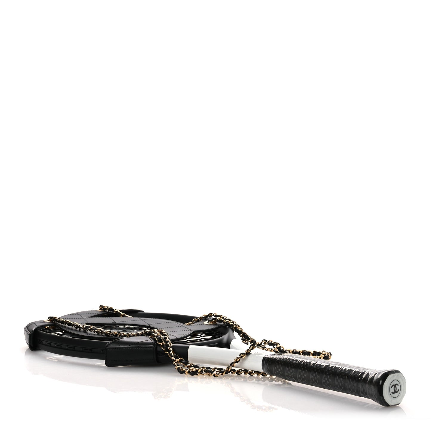 Tennis Racquet With Back Holster Black