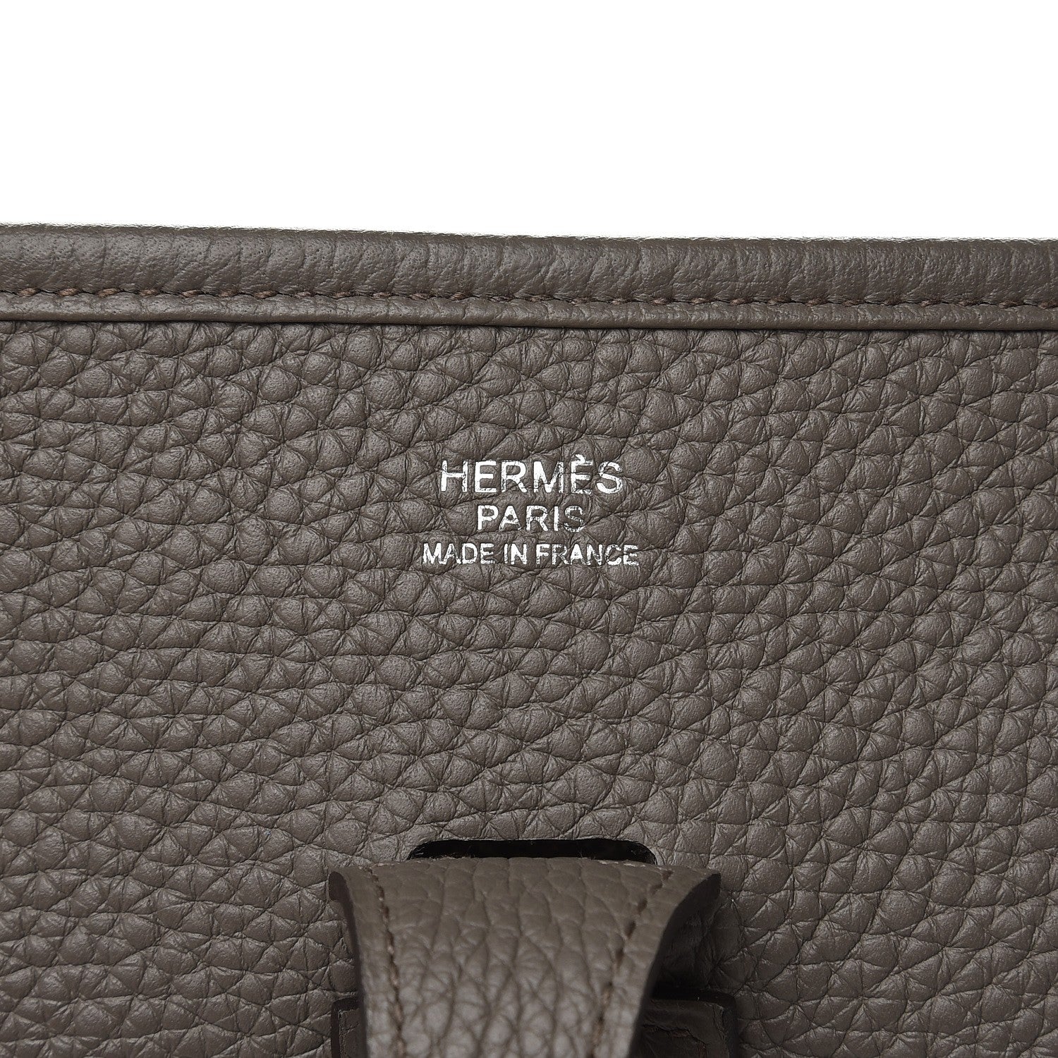 Hermes Taurillon Clemence Evelyne III PM Etain 6 of 9