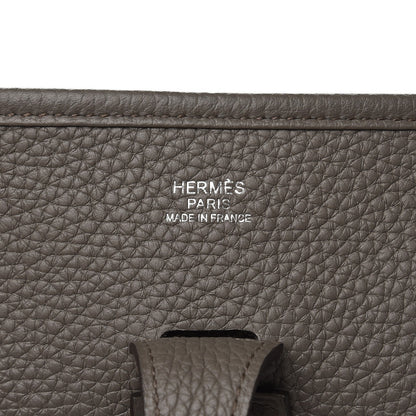 Hermes Taurillon Clemence Evelyne III PM Etain 6 of 9