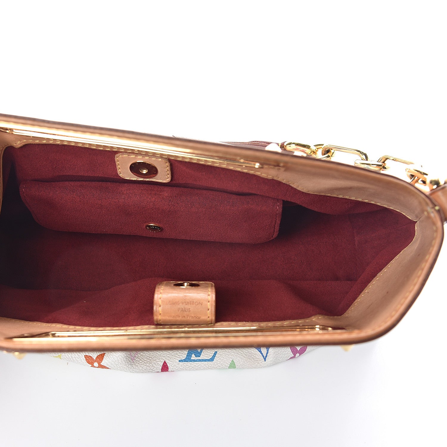 Louis Vuitton Monogram Multicolor Judy PM White 5 of 9
