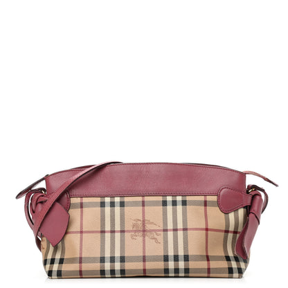 Burberry Haymarket Check Bow Tie Crossbody Bag Peony 1 of 11