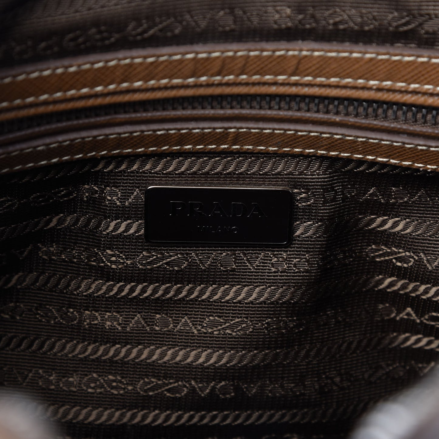 Saffiano Lux Bowler Caramel Talco