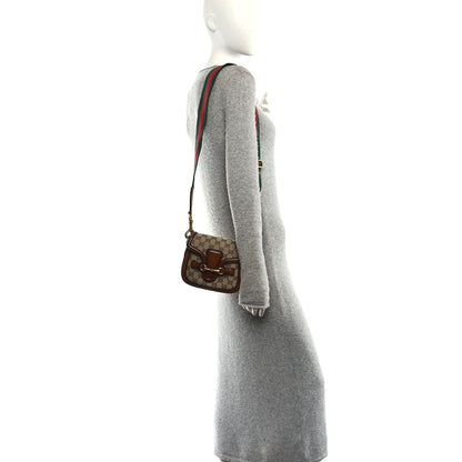 Gucci Monogram Small Lady Web Shoulder Bag Beige Cuir 2 of 11