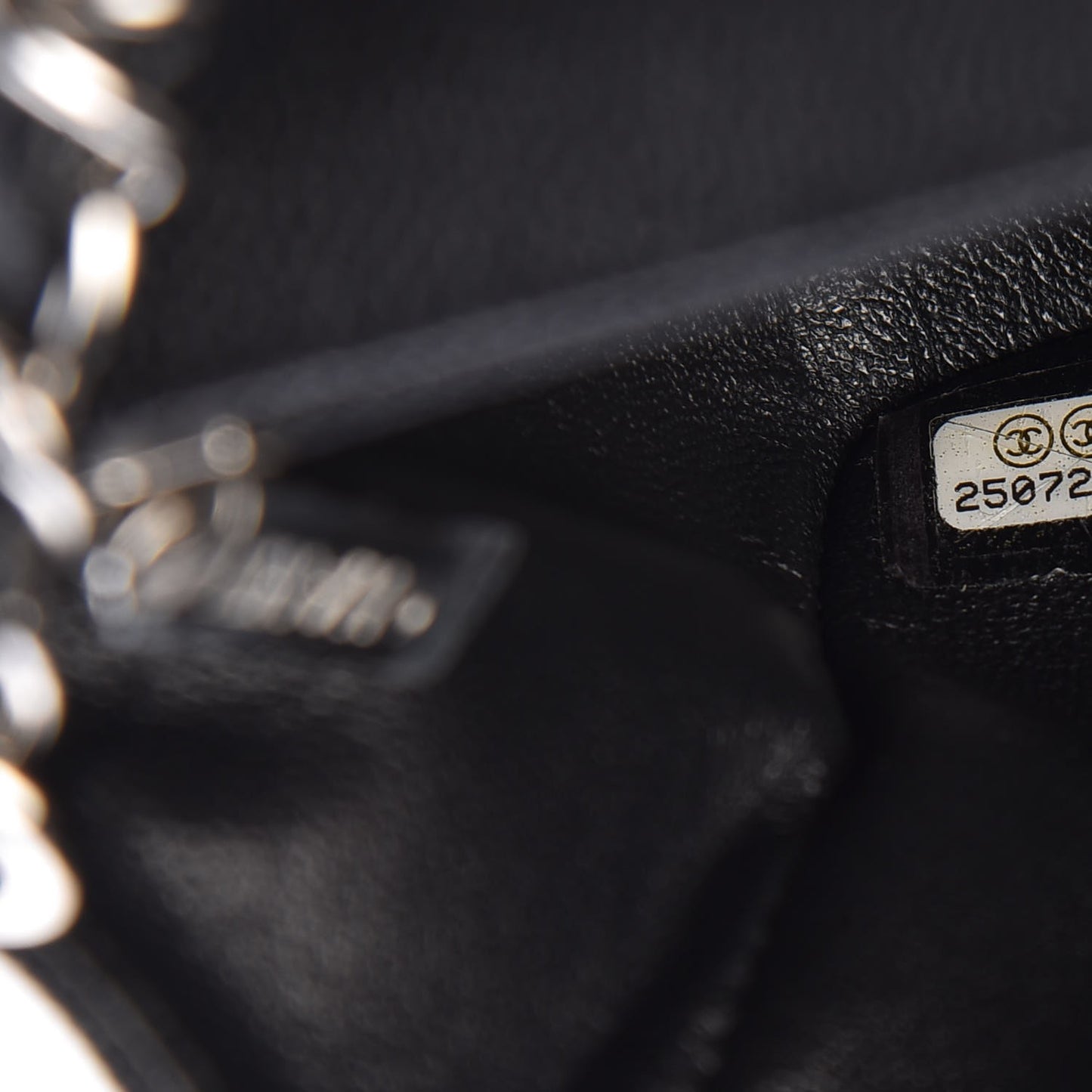 Caviar Quilted Mini Rectangular Flap Black