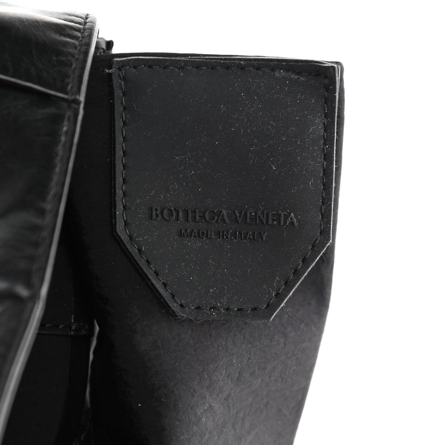 Bottega Veneta Paper Calfskin Intrecciato Cassette Belt Bag Black 6 of 11