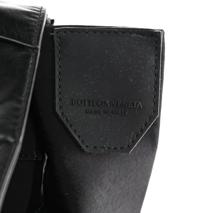 Bottega Veneta Paper Calfskin Intrecciato Cassette Belt Bag Black 6 of 11