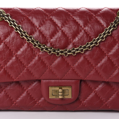 Chanel Aged Calfskin Quilted 2.55 Reissue 225 Flap Red 11 of 11