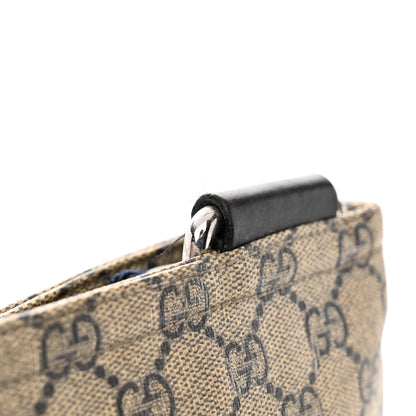 Gucci GG Plus Monogram Large Flat Messenger Bag Beige Blue 16 of 17