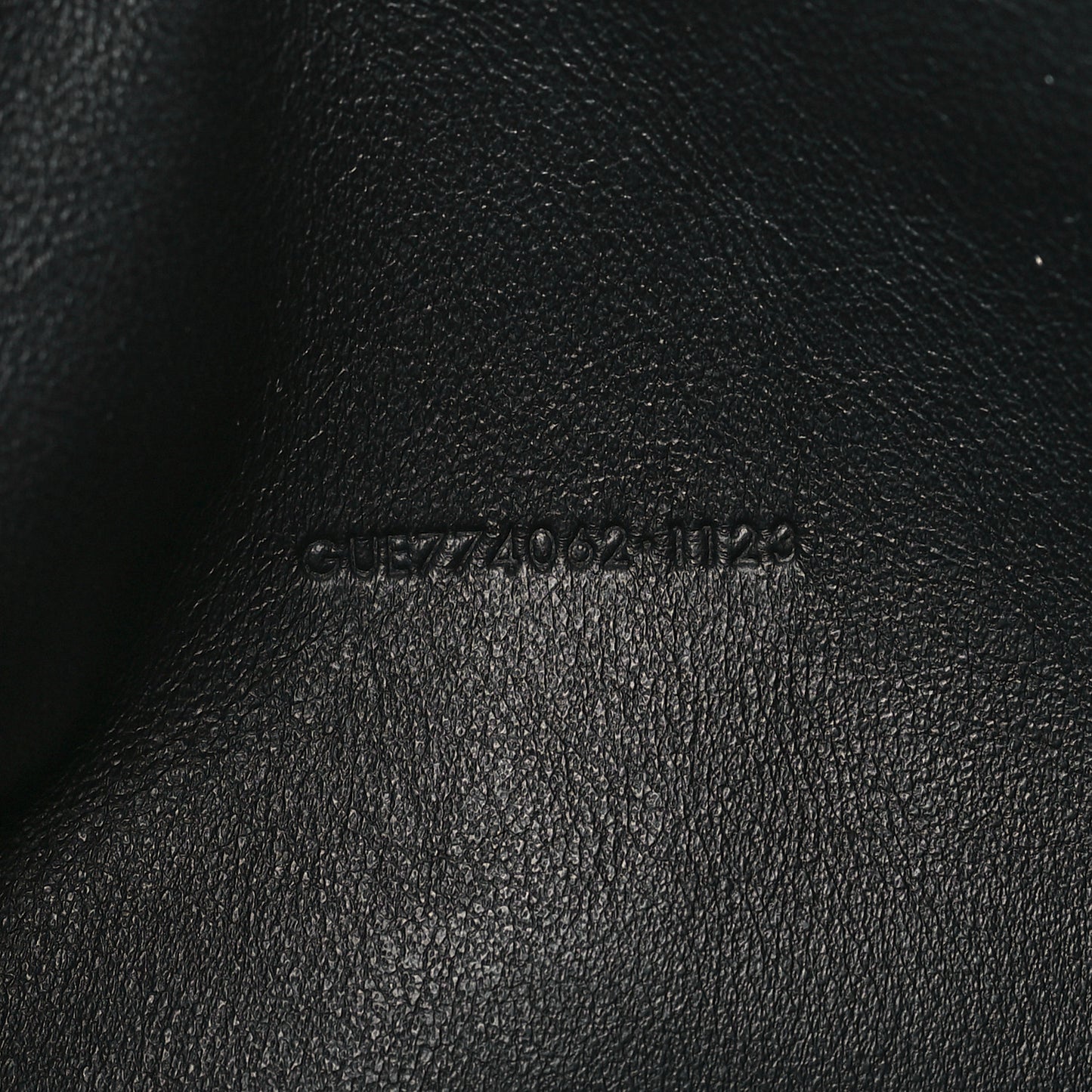 Lambskin Long Calypso Pouch Black