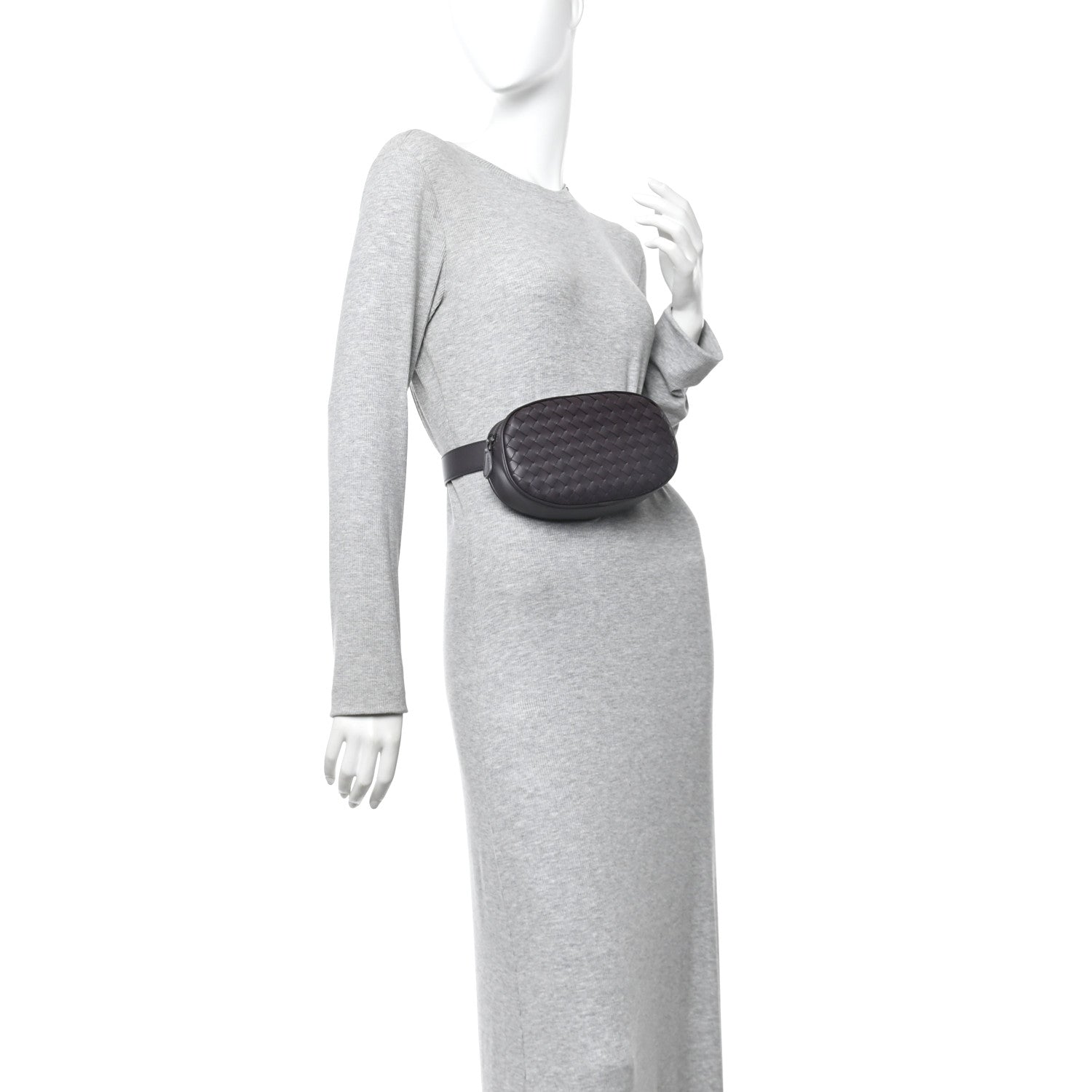 Bottega Veneta Nappa Intrecciato Belt Bag Aubergine 2 of 10