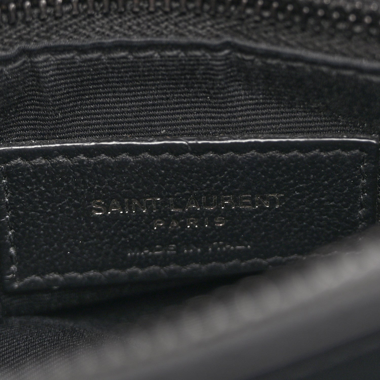 Saint Laurent Calfskin Y Quilted Monogram Monochrome Medium Loulou Chain Satchel Black 6 of 12