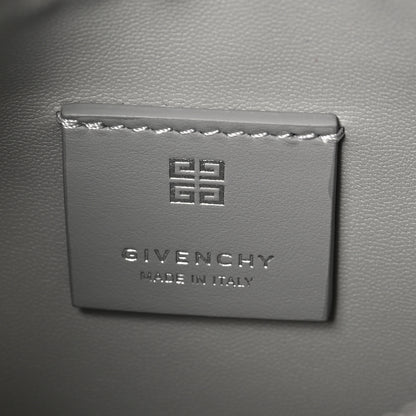 Givenchy Smooth Calfskin Small Moon Cut Out Shoulder Bag Grey 6 of 8