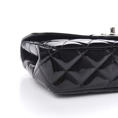 Chanel Patent Quilted Small Coco Shine Flap Black 8 of 11