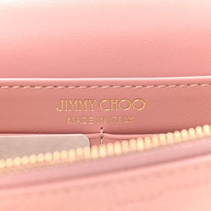 Jimmy Choo Calfskin Crocodile Embossed Palace Crossbody Pink 5 of 10