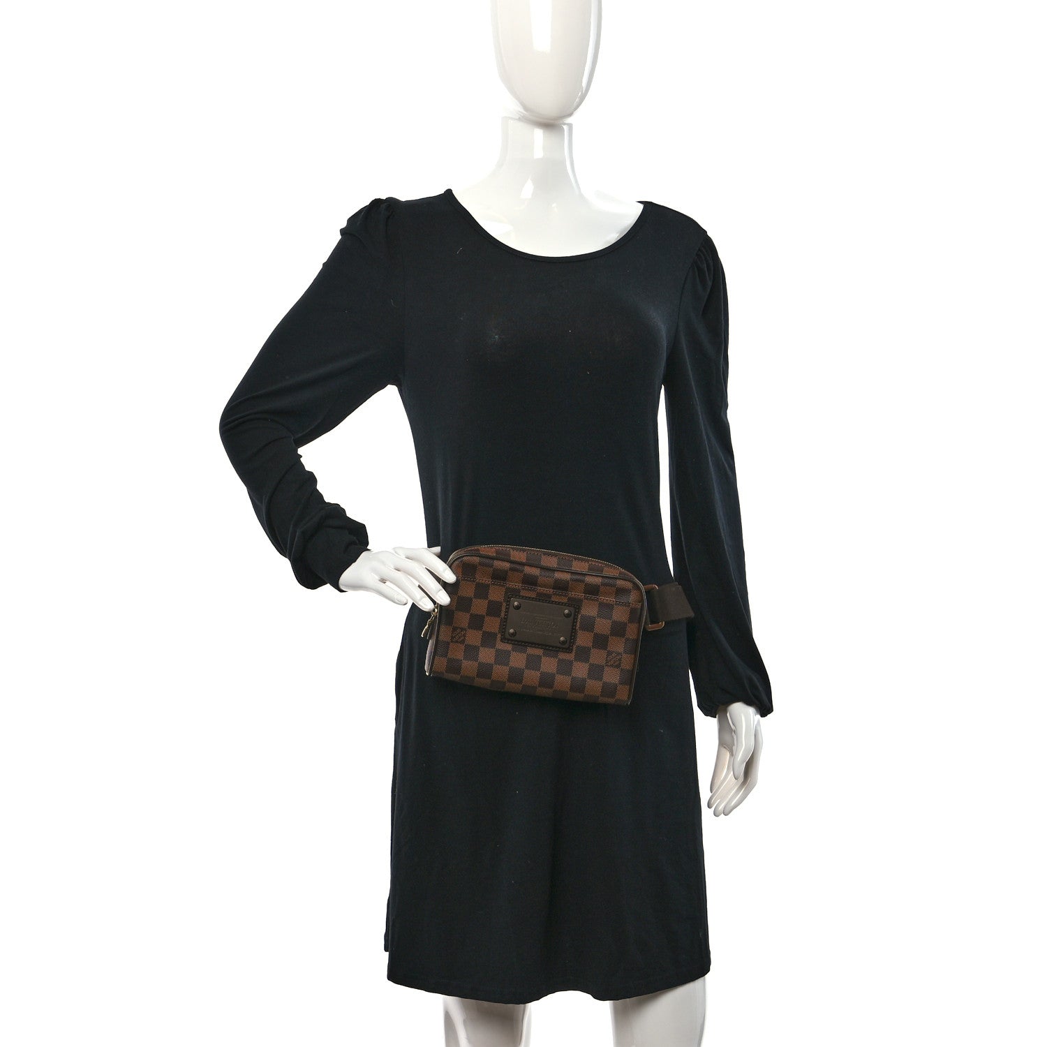 Louis Vuitton Damier Ebene Brooklyn Bum Bag 3 of 8