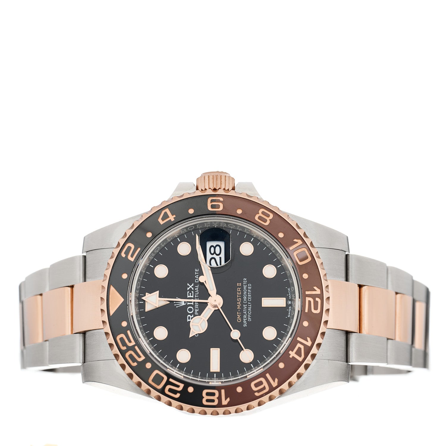Rolex Stainless Steel 18K Everose Gold 40mm GMT-Master II Root Beer Watch 126711CHNR 2 of 5