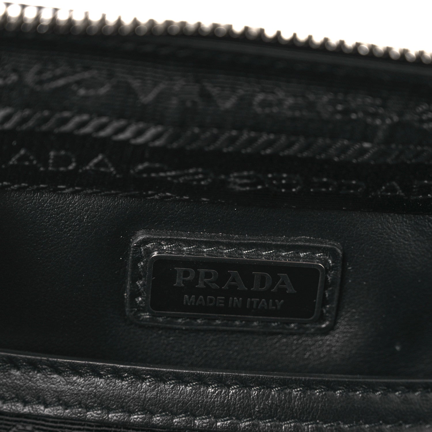 Prada Saffiano Travel Medium Brique Crossbody Bag Black 1818011