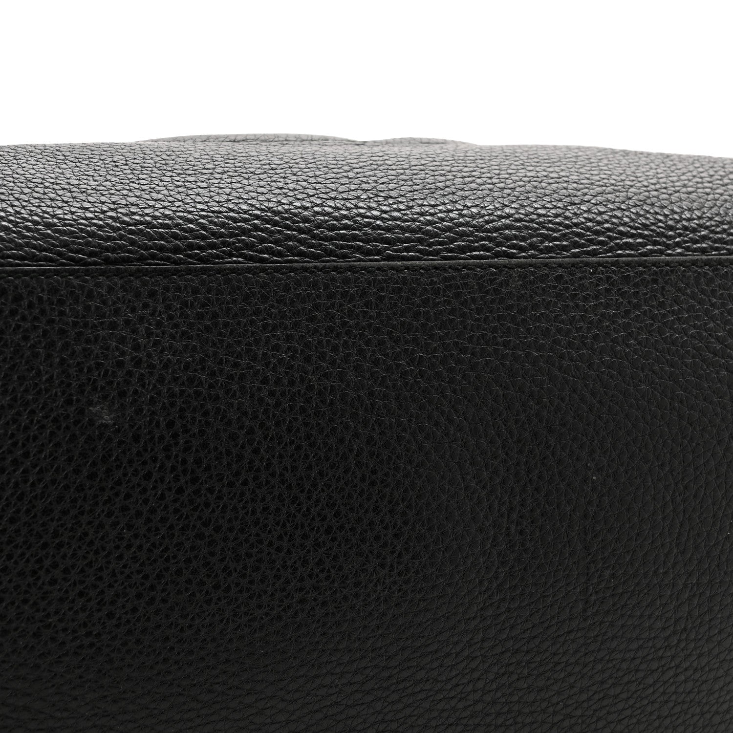 Gucci Pebbled Calfskin Medium Soho Chain Shoulder Bag Black 13 of 14