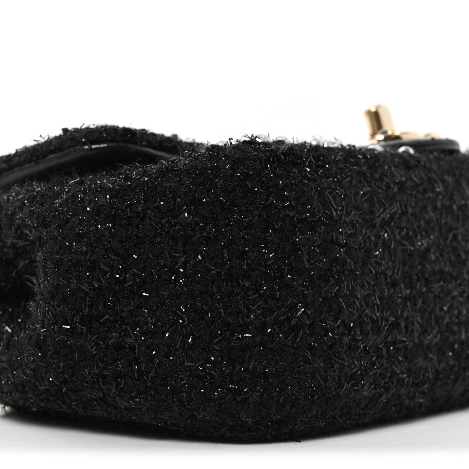 Chanel Tweed Pearl Small Cosmos Flap Black 9 of 10