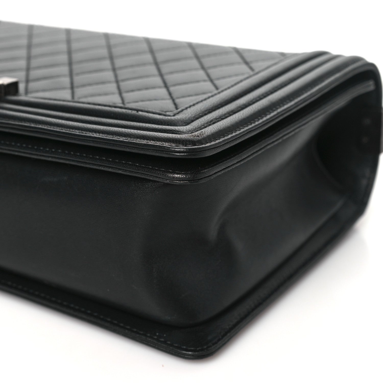 Chanel Lambskin Quilted New Medium Boy Flap Black 8 of 8
