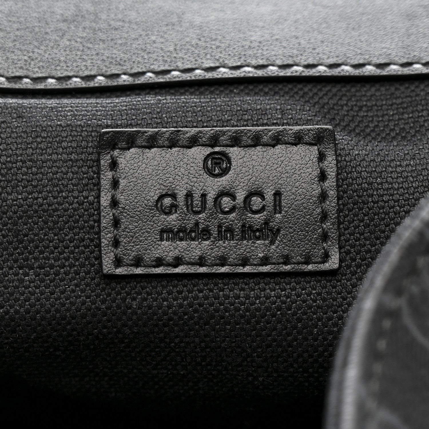 Gucci Soft GG Supreme Monogram Large Double Buckle Backpack Black 6 of 13