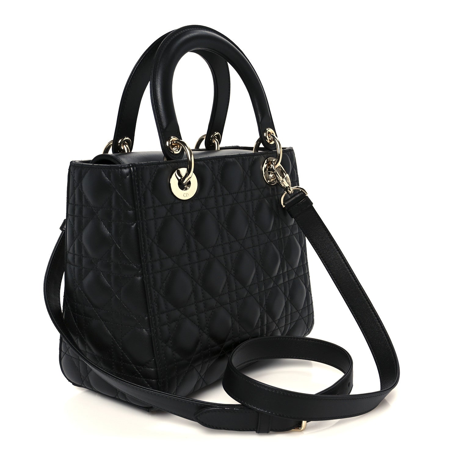 ☆早い者勝ち!!　Christian　Dior　Lady Dior Small Lady Dior My ABCDior Bag Black Cannage Lambskin | DIOR