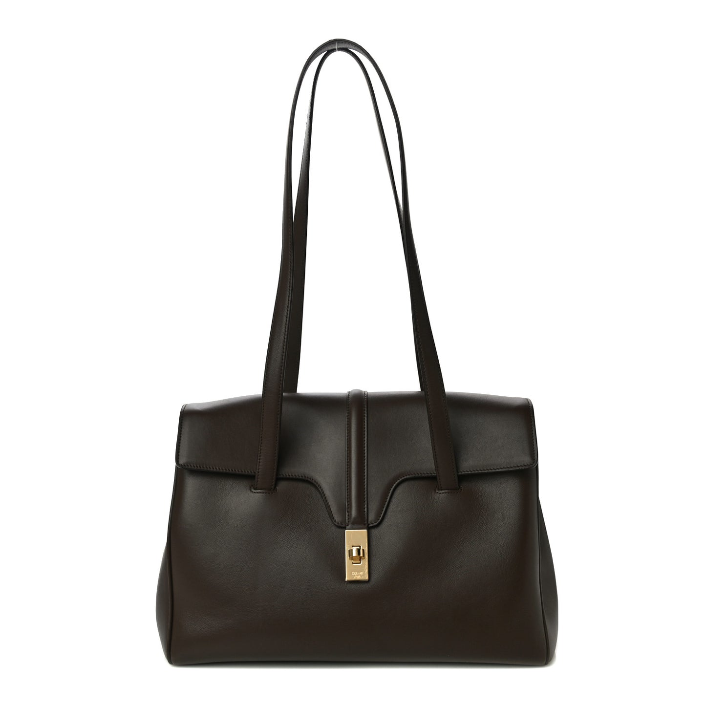 Smooth Calfskin Medium Soft 16 Bag Dark Oak