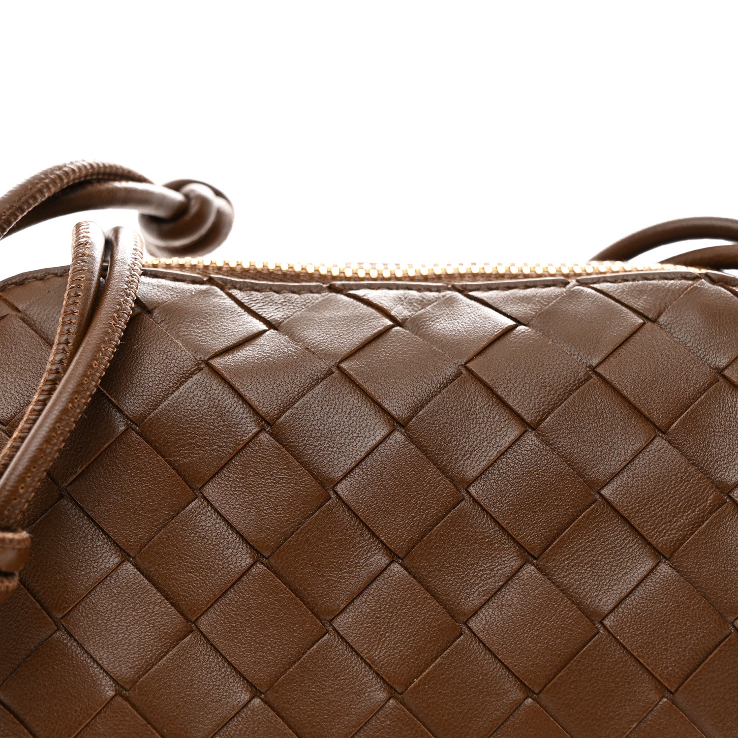 Bottega Veneta Nappa Intrecciato Mini Concert Pouch Noccio 8 of 10