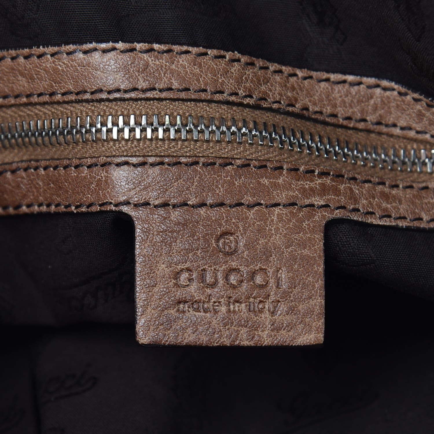 Gucci Calfskin Large Bamboo Bar Shoulder Bag Light Brown 6 of 14