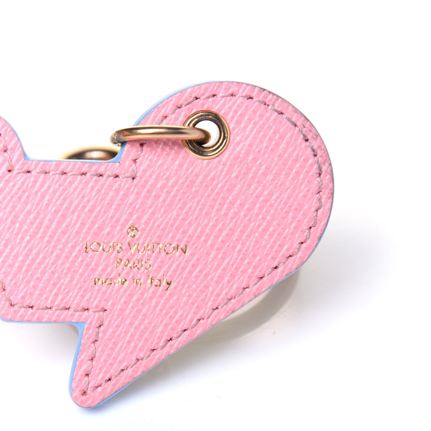 Calfskin Monogram Summer Feel Bag Charm Key Holder