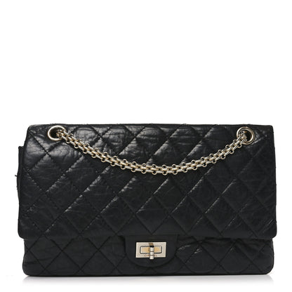 Chanel Aged Calfskin Quilted 50th Anniversary 2.55 Reissue 226 Black 1 of 11