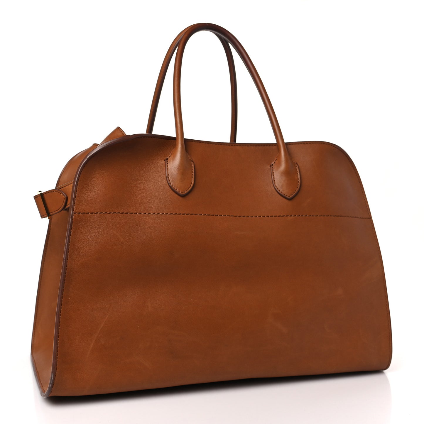 Polished Saddle Calfskin Soft Margaux 15 Cuir