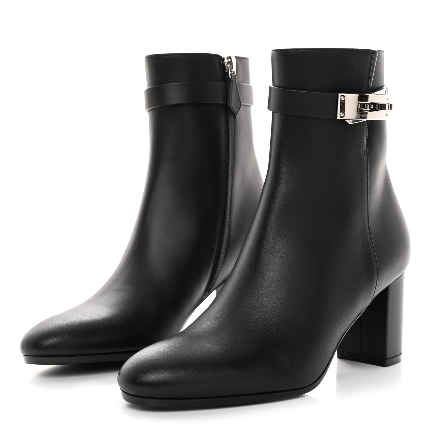 Calfskin Saint Germain Ankle Boots 36 Black