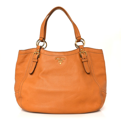 Prada Vitello Daino Tote Ambra 1 of 11