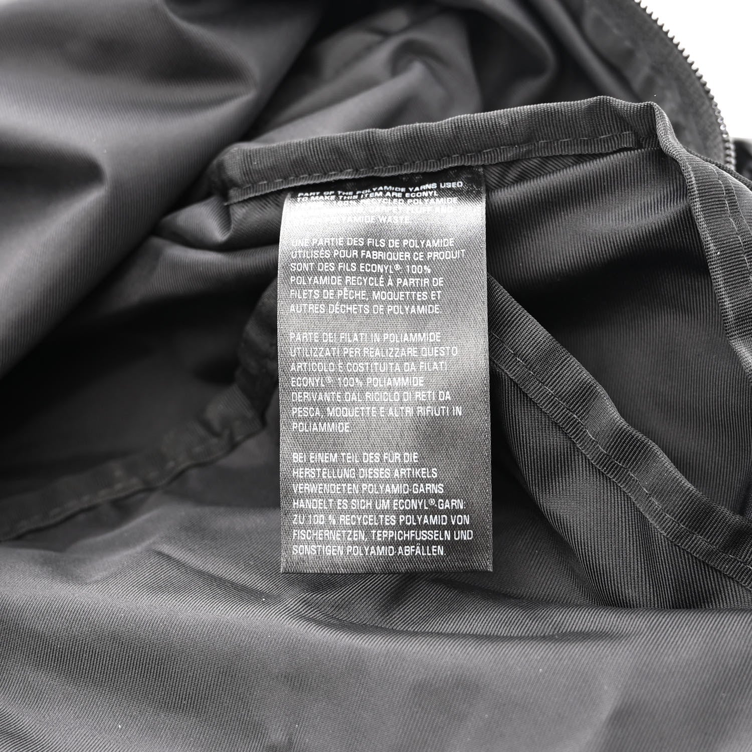 Balenciaga Nylon Allover Logo Backpack Black 7 of 11