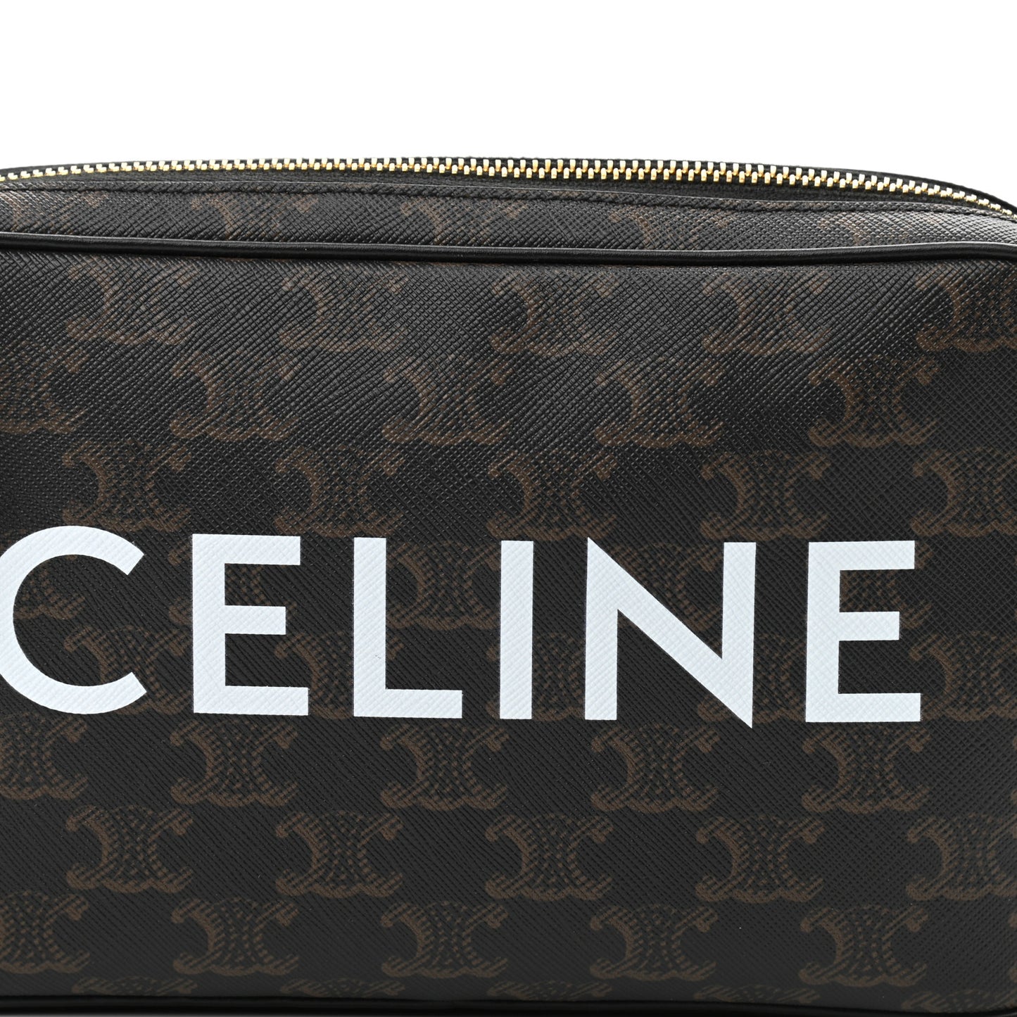Triomphe Canvas Medium Messenger Bag Black