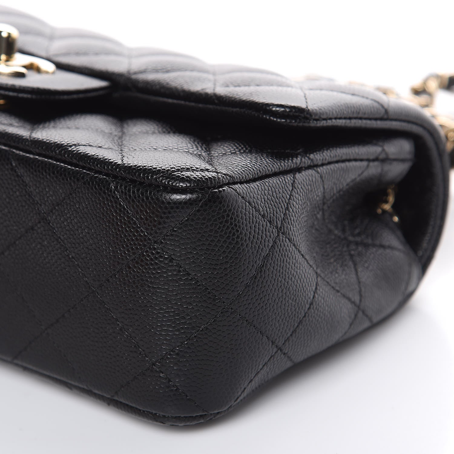 Chanel Caviar Quilted Mini Rectangular Flap Black 10 of 11