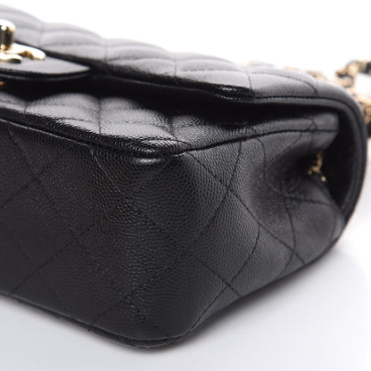 Chanel Caviar Quilted Mini Rectangular Flap Black 10 of 11