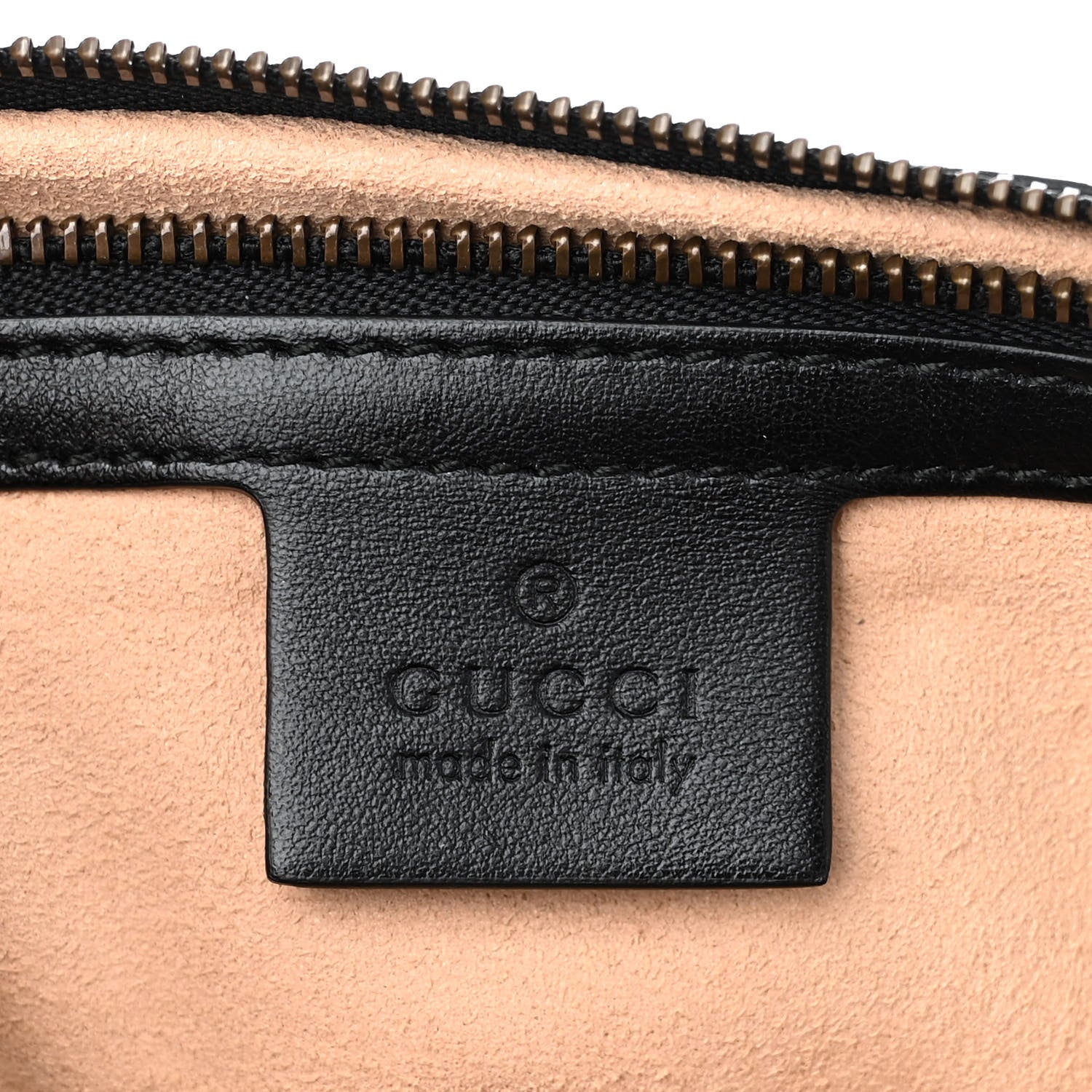 Gucci Calfskin Matelasse Large GG Marmont Shoulder Bag Black 6 of 11
