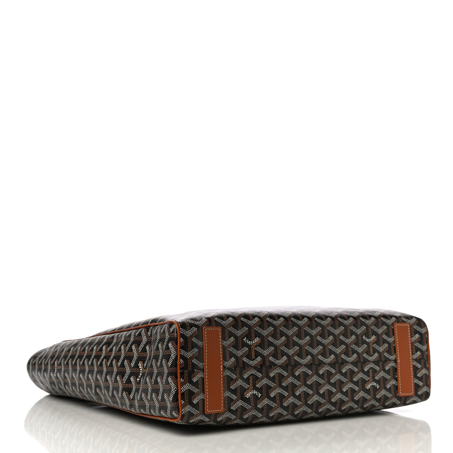 Goyardine Voltaire III Tote Black Gold